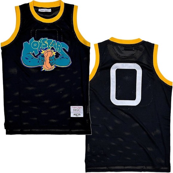 Monstars Space Jam Men's Headgear Classics Embroidered Mesh Basketball Jersey - Picture 1 of 6
